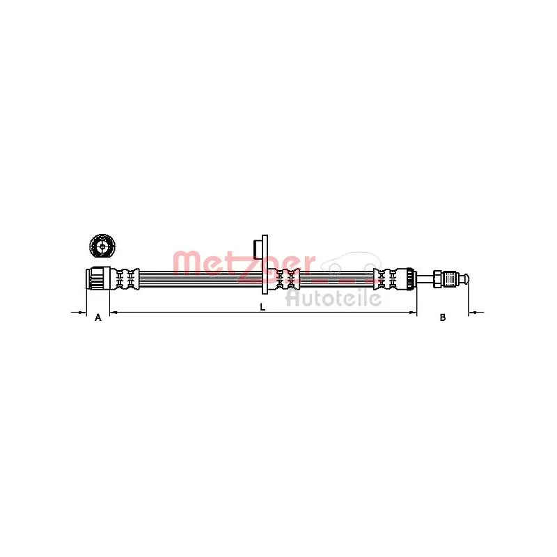 Flexible de frein METZGER 4110925
