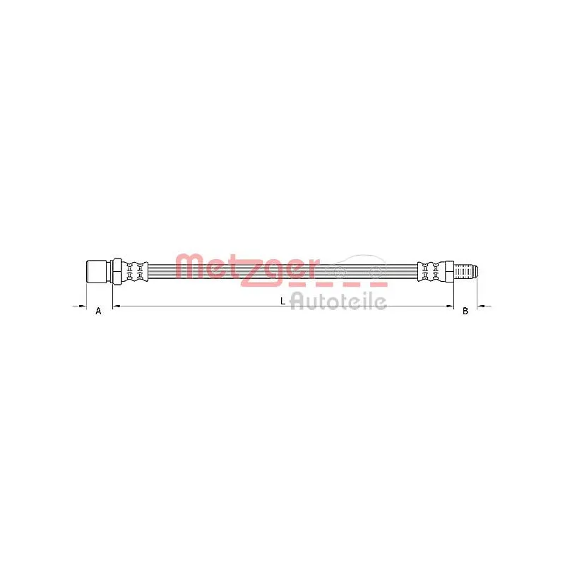 Flexible de frein METZGER 4110926