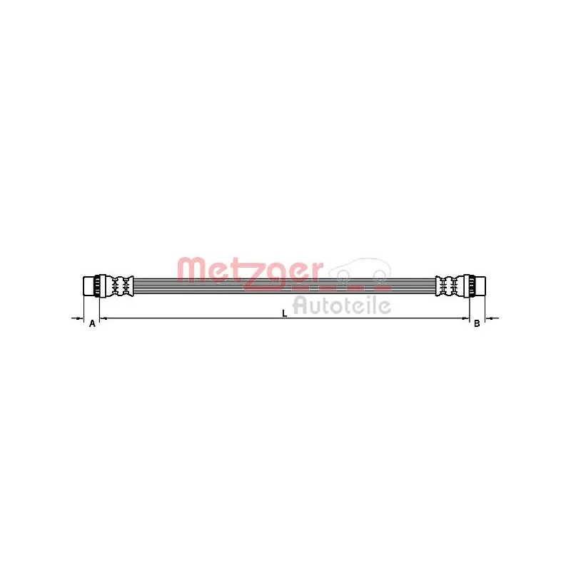 Flexible de frein METZGER 4110929