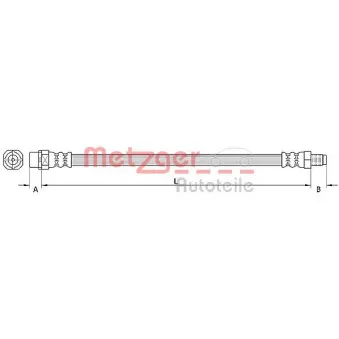 Flexible de frein METZGER