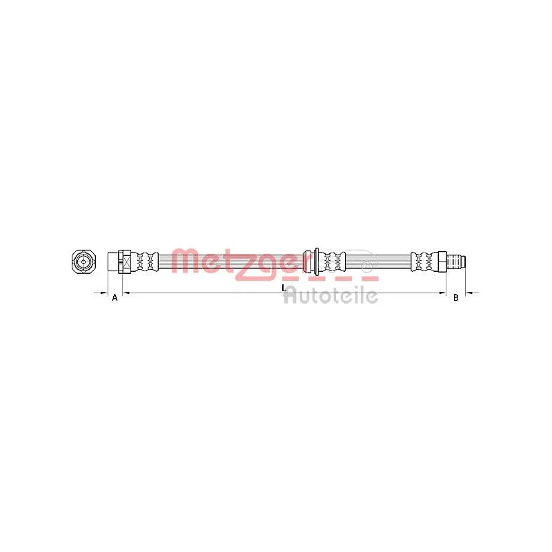 Flexible de frein METZGER 4110946