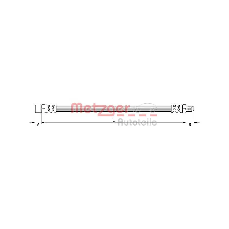 Flexible de frein METZGER 4110950