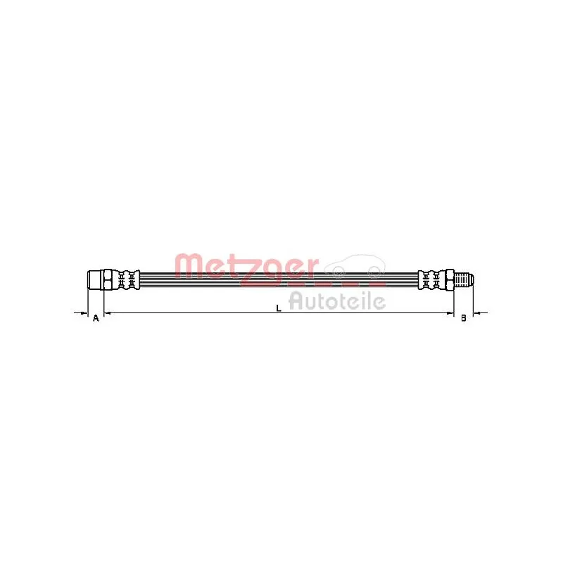Flexible de frein METZGER 4110951