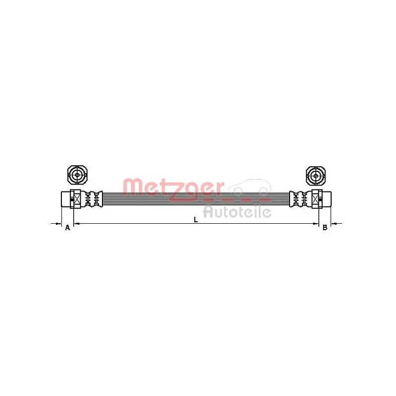 Flexible de frein METZGER 4110952
