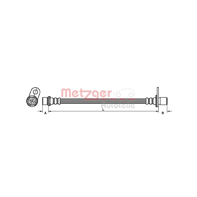 Flexible de frein METZGER 4110957