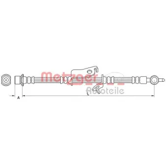Flexible de frein METZGER 4110984