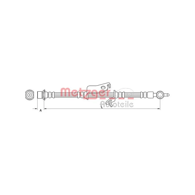 Flexible de frein METZGER 4110984