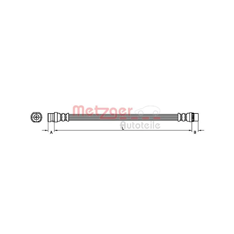 Flexible de frein METZGER 4110990