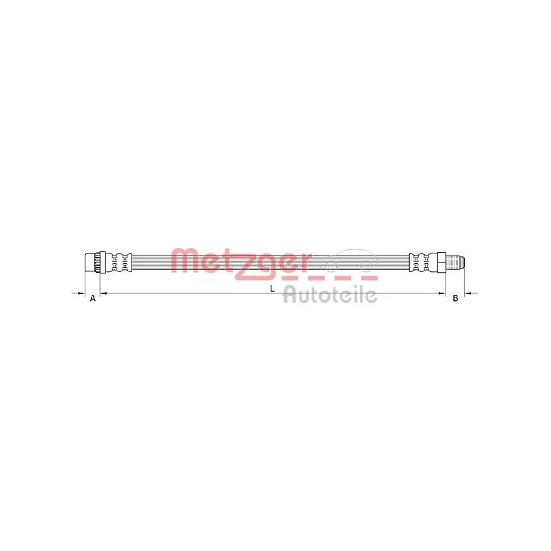 Flexible de frein METZGER 4110991