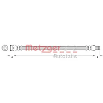 Flexible de frein METZGER