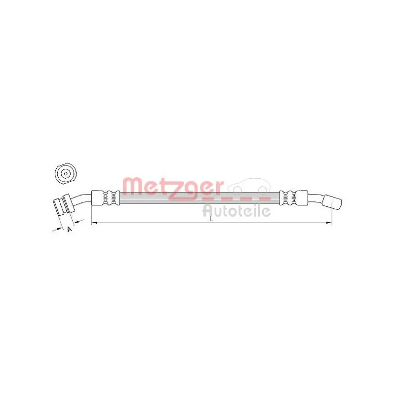 Flexible de frein METZGER 4111029