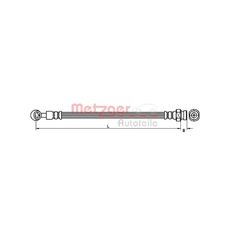 Flexible de frein METZGER 4111030