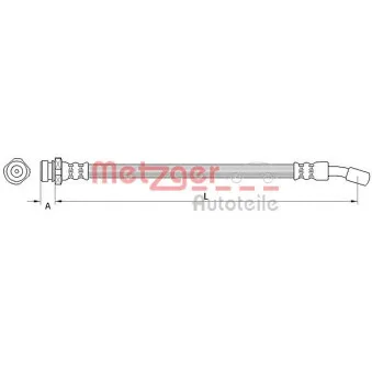 Flexible de frein METZGER