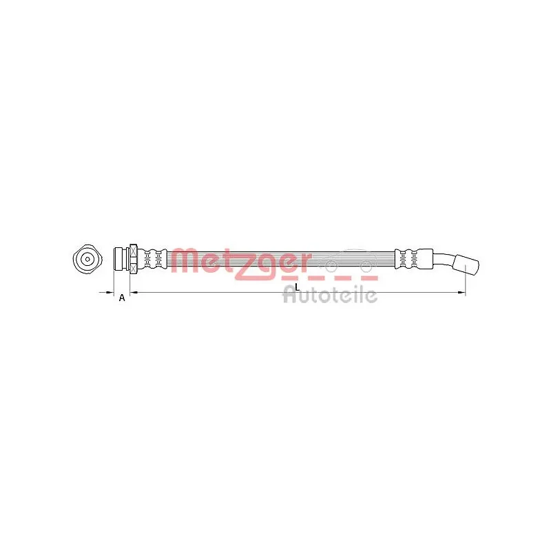 Flexible de frein METZGER 4111032