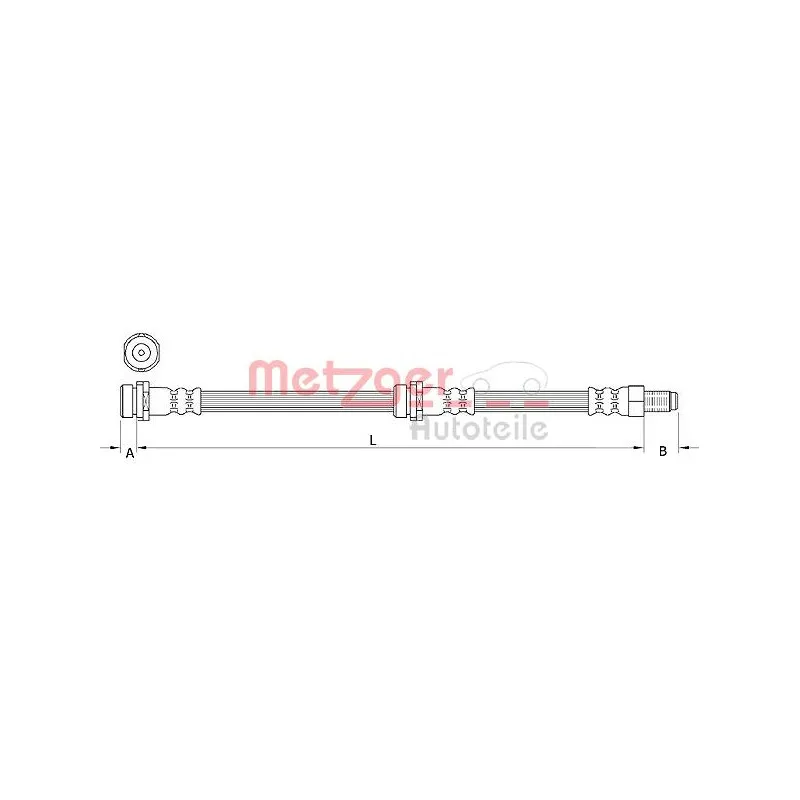 Flexible de frein METZGER 4111034