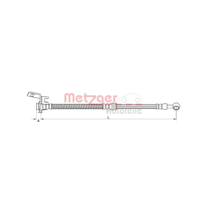 Flexible de frein METZGER 4111048