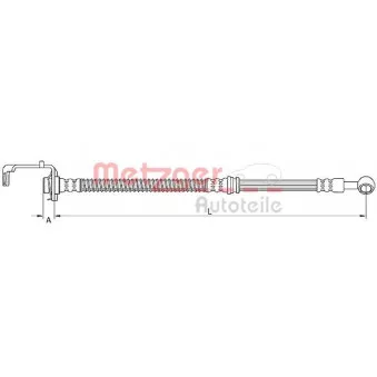 Flexible de frein METZGER
