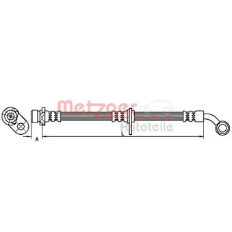 Flexible de frein METZGER 4111069