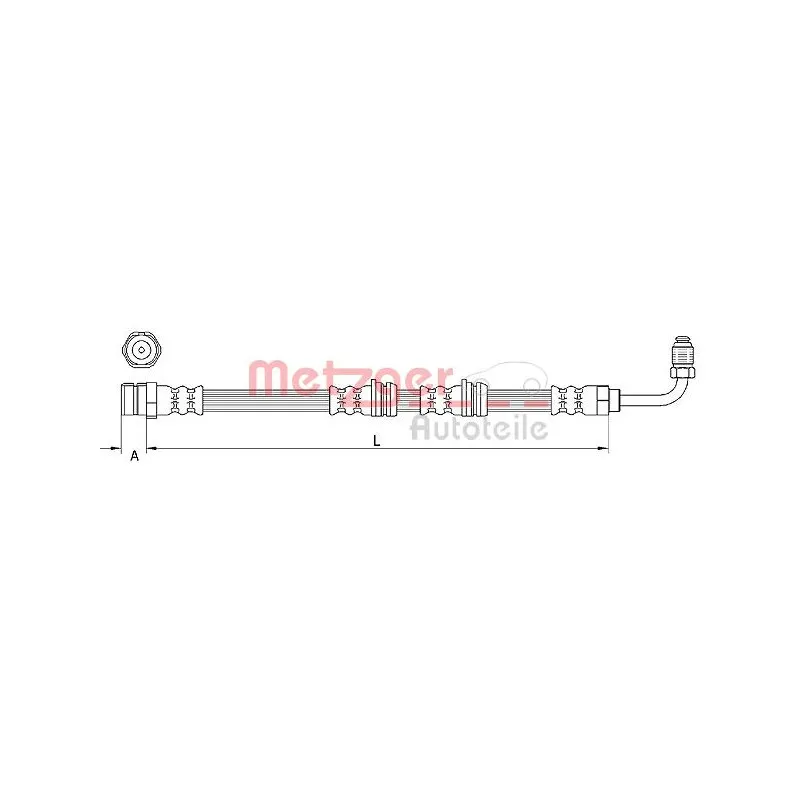 Flexible de frein METZGER 4111087