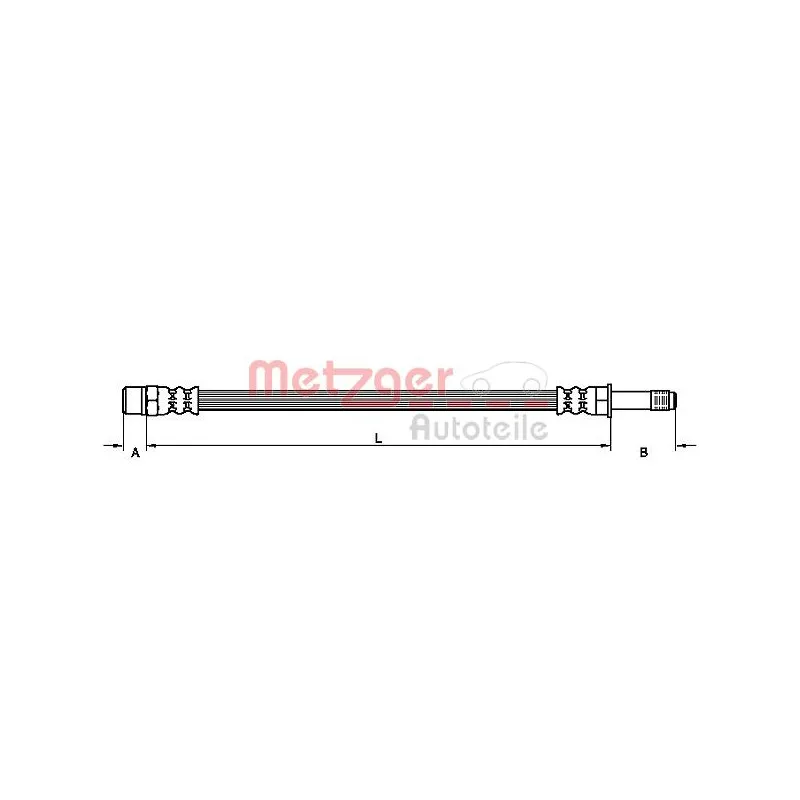 Flexible de frein METZGER 4111116