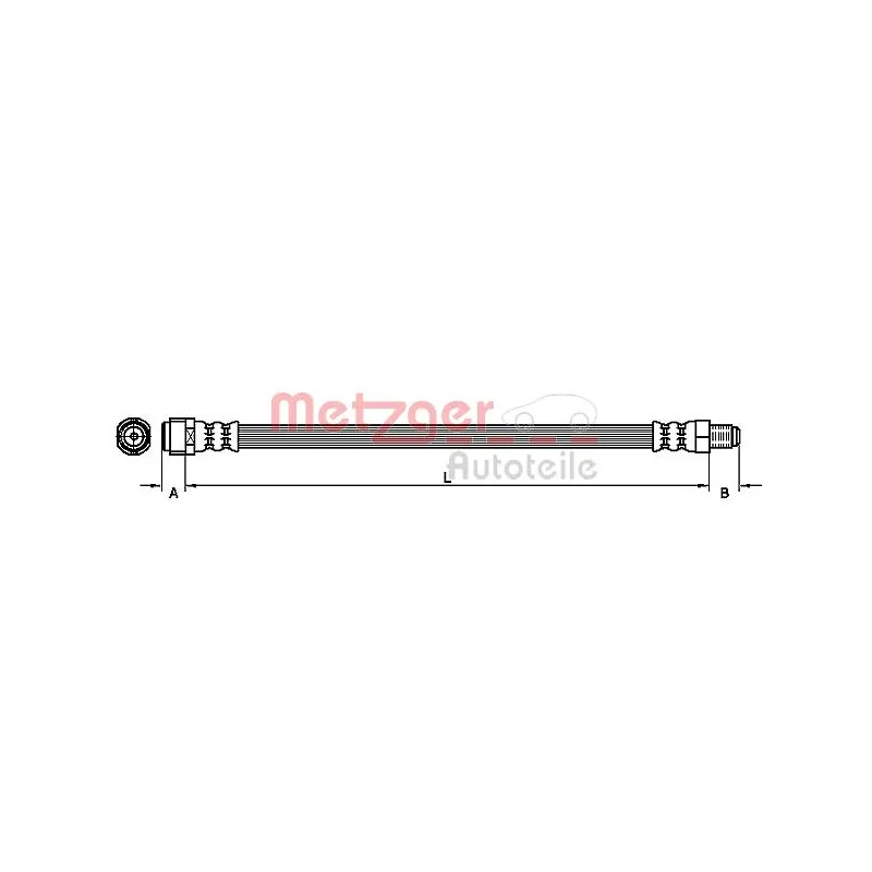 Flexible de frein METZGER 4111119