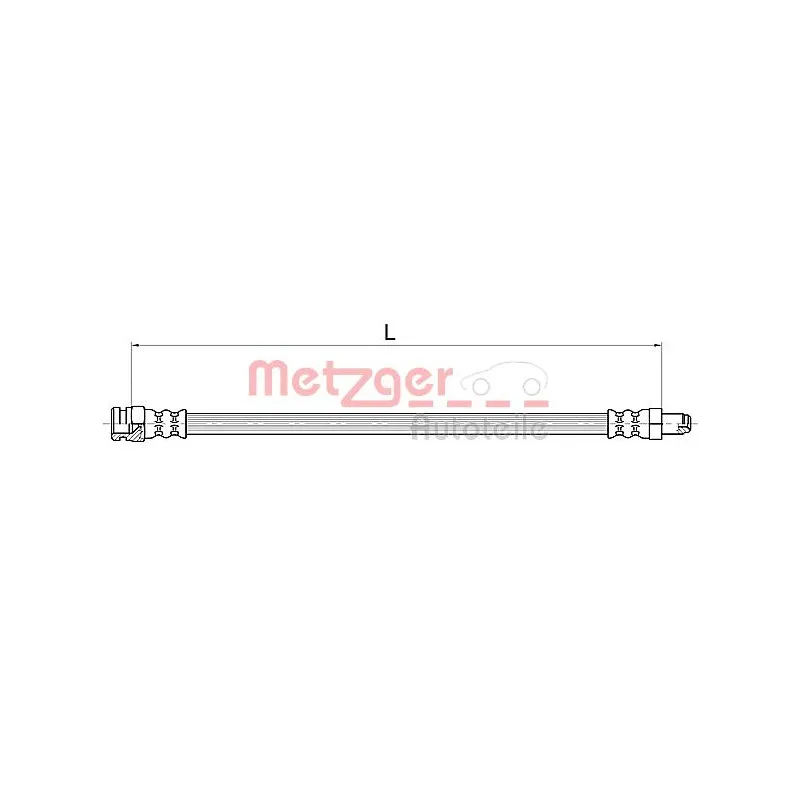 Flexible de frein METZGER 4111154