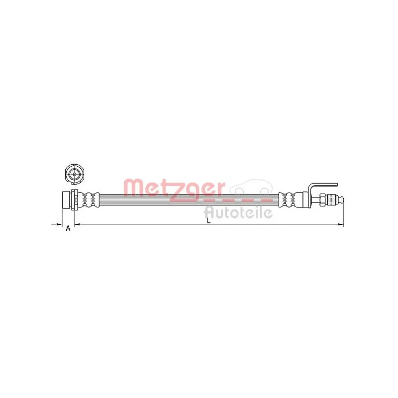 Flexible de frein METZGER 4111334