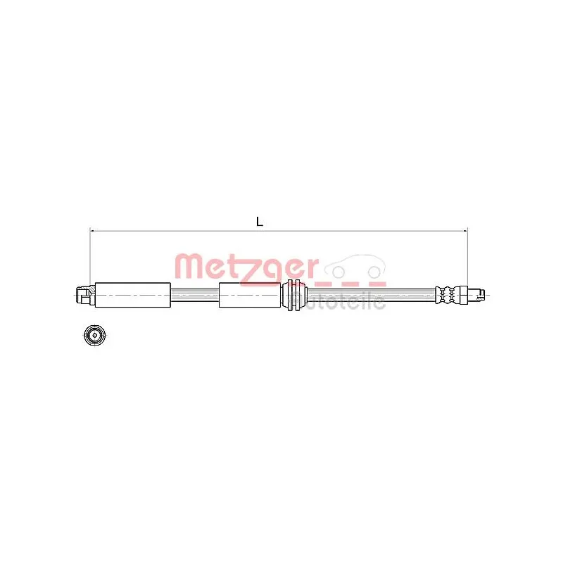 Flexible de frein METZGER 4111367