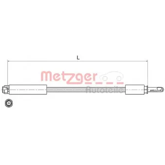 Flexible de frein METZGER 4111368