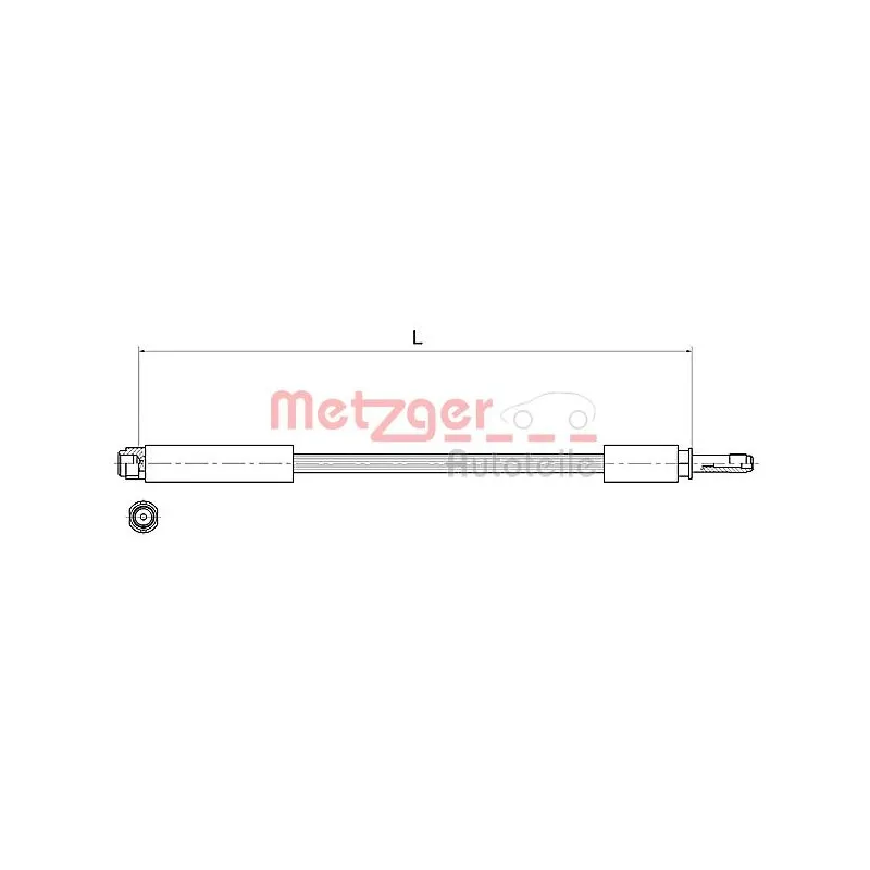 Flexible de frein METZGER 4111368