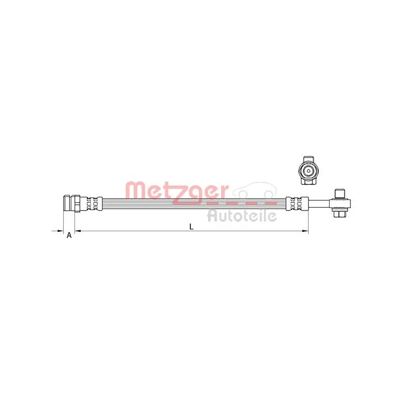 Flexible de frein METZGER 4111477