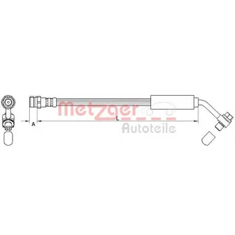 Flexible de frein METZGER 4111478