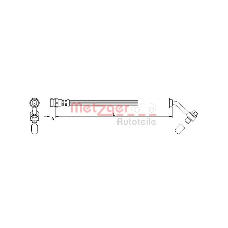 Flexible de frein METZGER 4111478