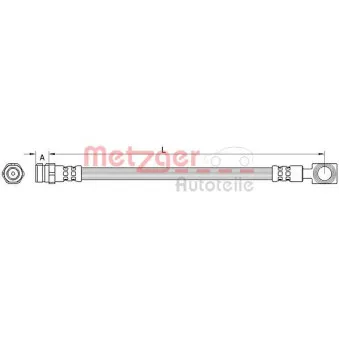 Flexible de frein METZGER 4111522