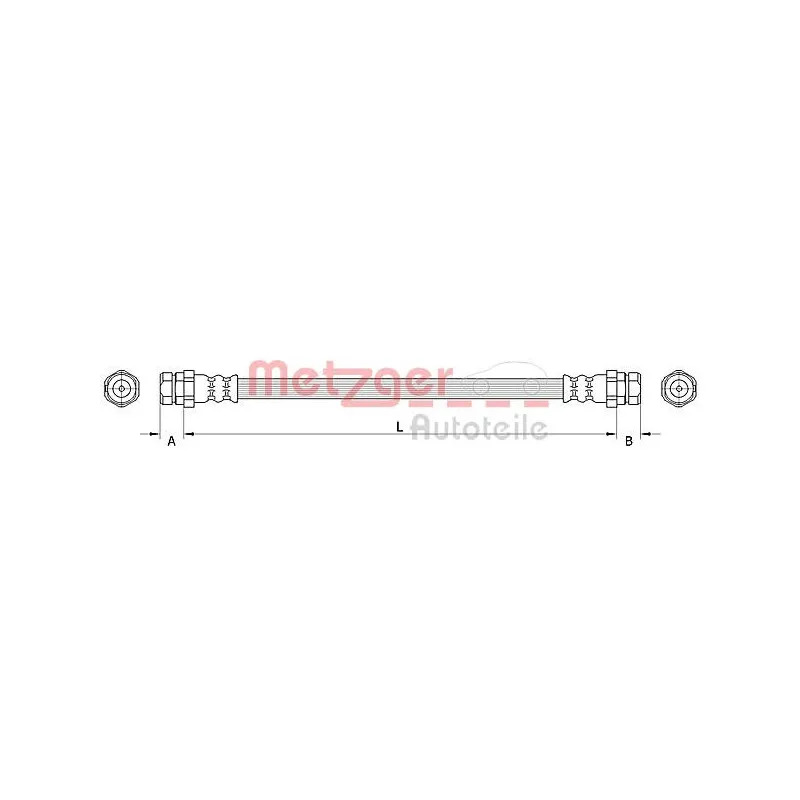 Flexible de frein METZGER 4111533