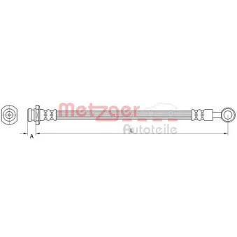 Flexible de frein METZGER