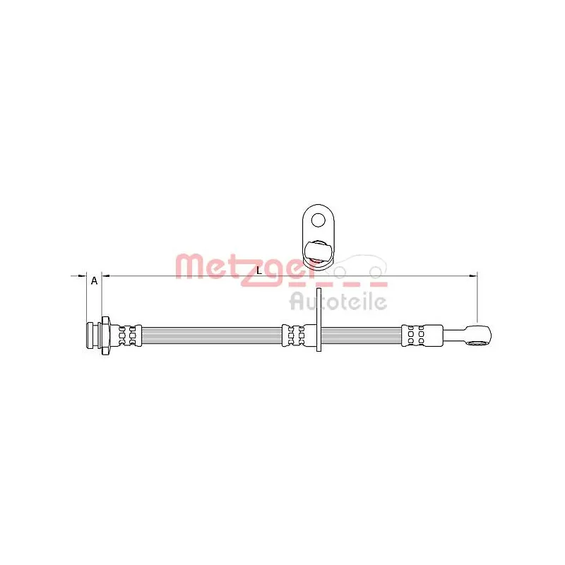 Flexible de frein METZGER 4111592