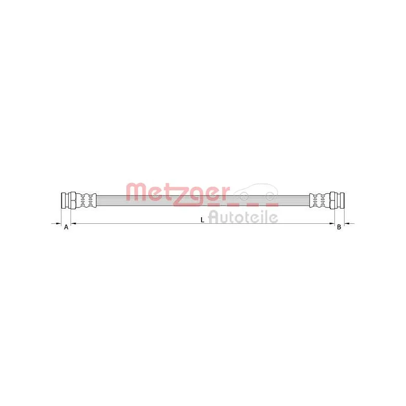 Flexible de frein METZGER 4111618