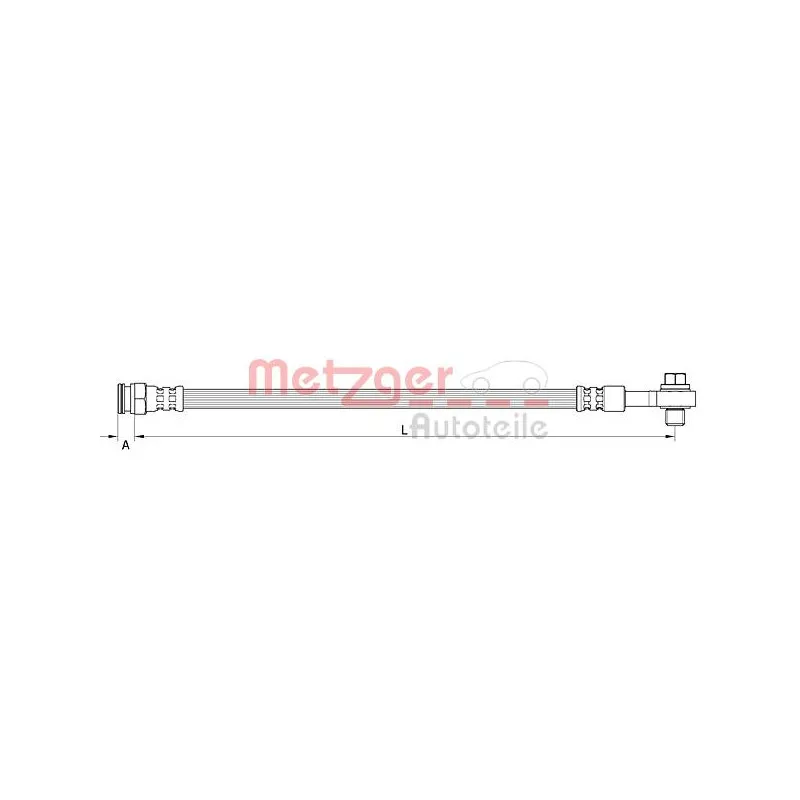Flexible de frein METZGER 4111619
