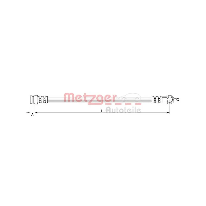 Flexible de frein METZGER 4111630