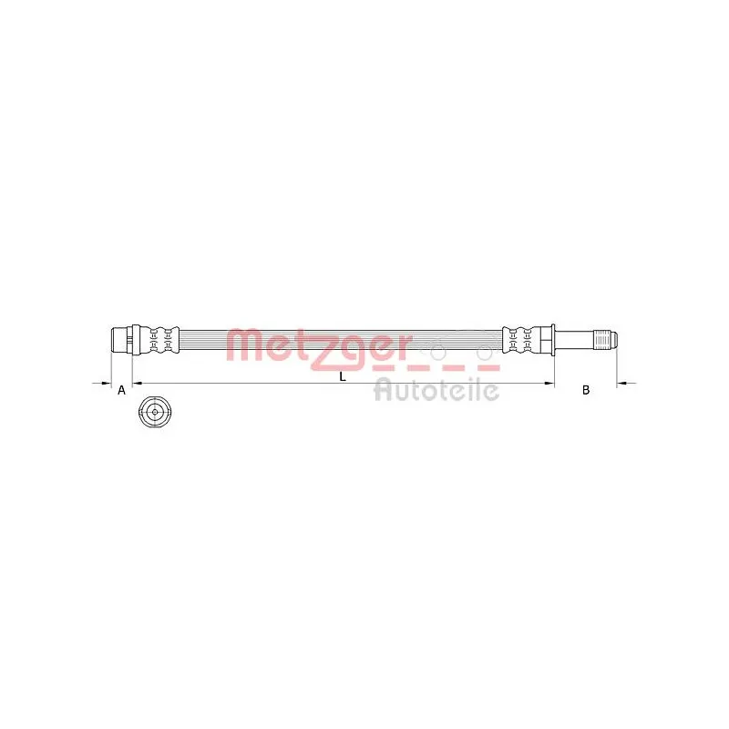 Flexible de frein METZGER 4111639