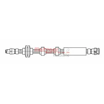 Flexible de frein METZGER 4111803