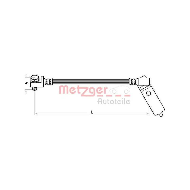 Flexible de frein METZGER 4112546