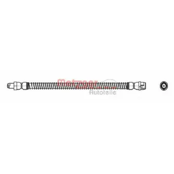 Flexible de frein METZGER 4114084