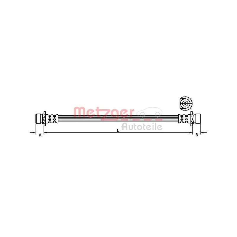 Flexible de frein METZGER 4115161