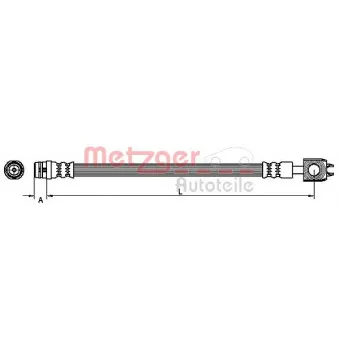 Flexible de frein METZGER