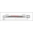 Flexible de frein METZGER 4116226 - Visuel 2