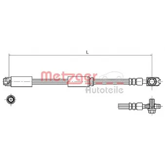 Flexible de frein METZGER