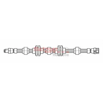 Flexible de frein METZGER 4118438