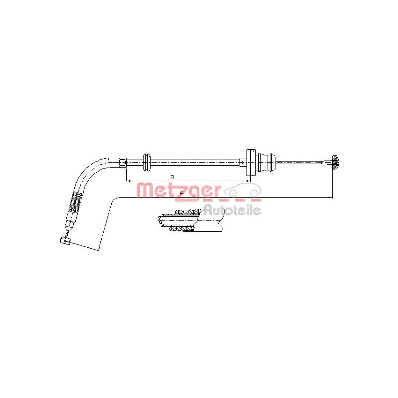 Câble d'accélération METZGER 413.25